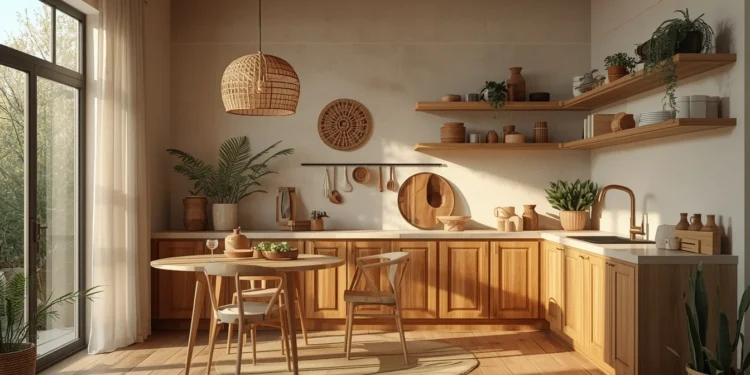 Earthy Boho Kitchen Ideas