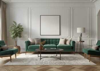 Emerald Green Sofa Living Room Ideas