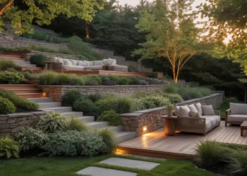 Down Sloped Backyard Ideas