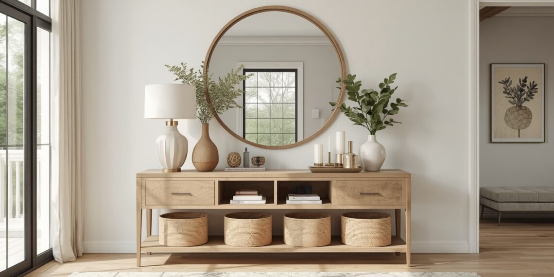 Entryway Console Table Decor Ideas