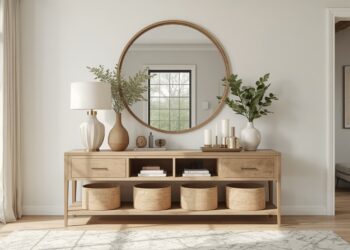 Entryway Console Table Decor Ideas
