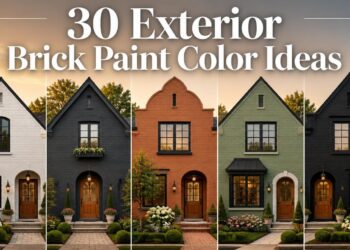 Exterior Brick Paint Color Ideas